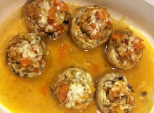 Foto principal de Champignons rellenos gratinados