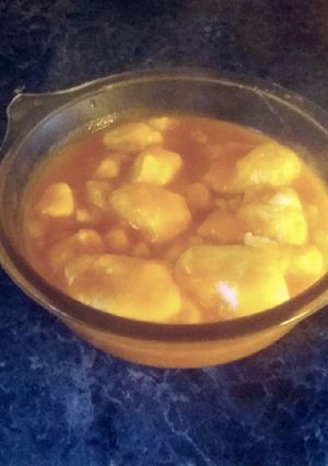Sütőtökkrémleves habgaluskával recept fotója