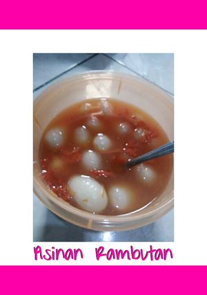 Foto resep Asinan rambutan segerrr