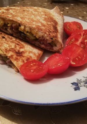 O poză a rețetei Quesadilla țărănească.