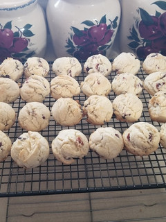 A picture of Orange Cranberry Drop Cookies.