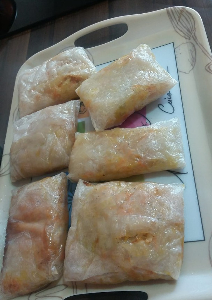 Una foto de Rollitos de primavera