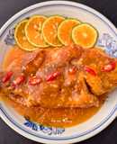 Cá diêu hồng sốt cam sành