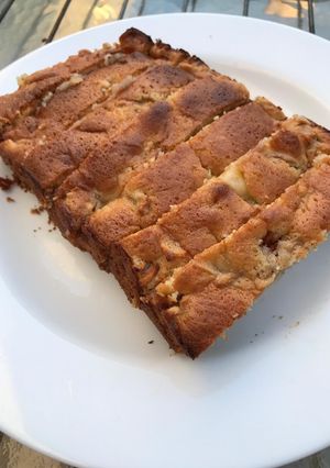 Una foto de Budín de manzana 🍎