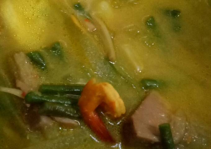 Resep Lontong sayur yang Enak