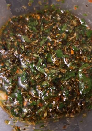 Una foto de Chimichurri a mi manera