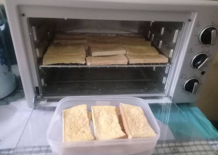 Resep Roti kering bagelen, Enak
