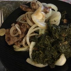 A picture of Liver and Onions (Spirit of '76 Cook Book).