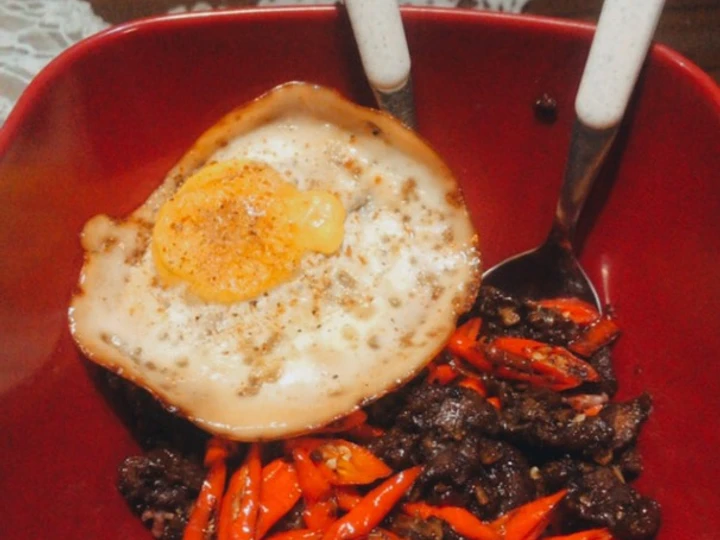 Langkah Gampang Membuat Resep Black Pepper Beef Bowl Super Pedas (Sapi Lada Hitam) 🌶 yang Sempurna