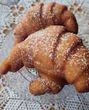 Croissant alakú töltött fánk gluténmentesen