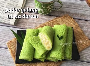 Foto resep Dadar gulung isi Vla durian
