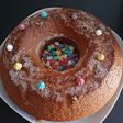 Yogurt sponge cake