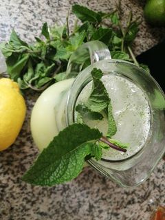 Une photo de Citronnade menthe fraîche citron 🍋