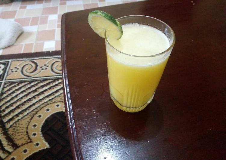 How to Make Homemade Pineapple and orange juice