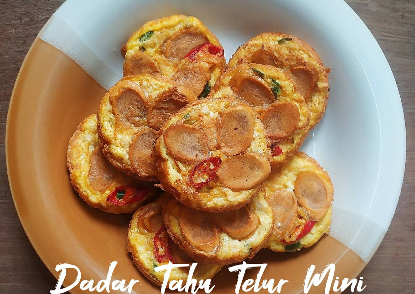 Dadar Tahu Telur Mini