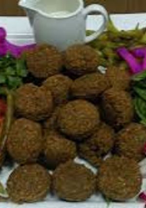 صورة لوصفة طريقة عمل الفلافل الفلسطينى