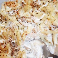 A picture of Creamy Pasta #eidkaypakwan.