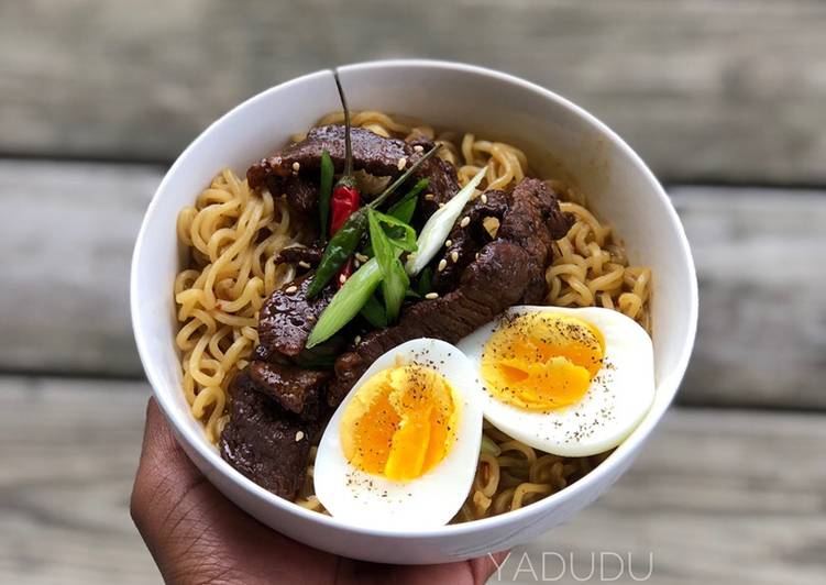 Recipe of Quick Korean style ramen