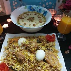 A picture of Chicken Aloo Biryani 😋👍👌.