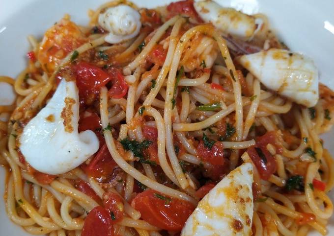 Recipe of Super Quick Homemade Spaghetti Marinara