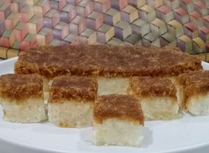 Gambar Getuk Ubi Topping Kelapa Gula Merah