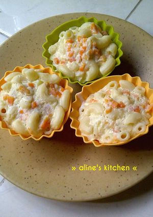 Foto resep Makaroni kukus buat si bayi (1 year +)