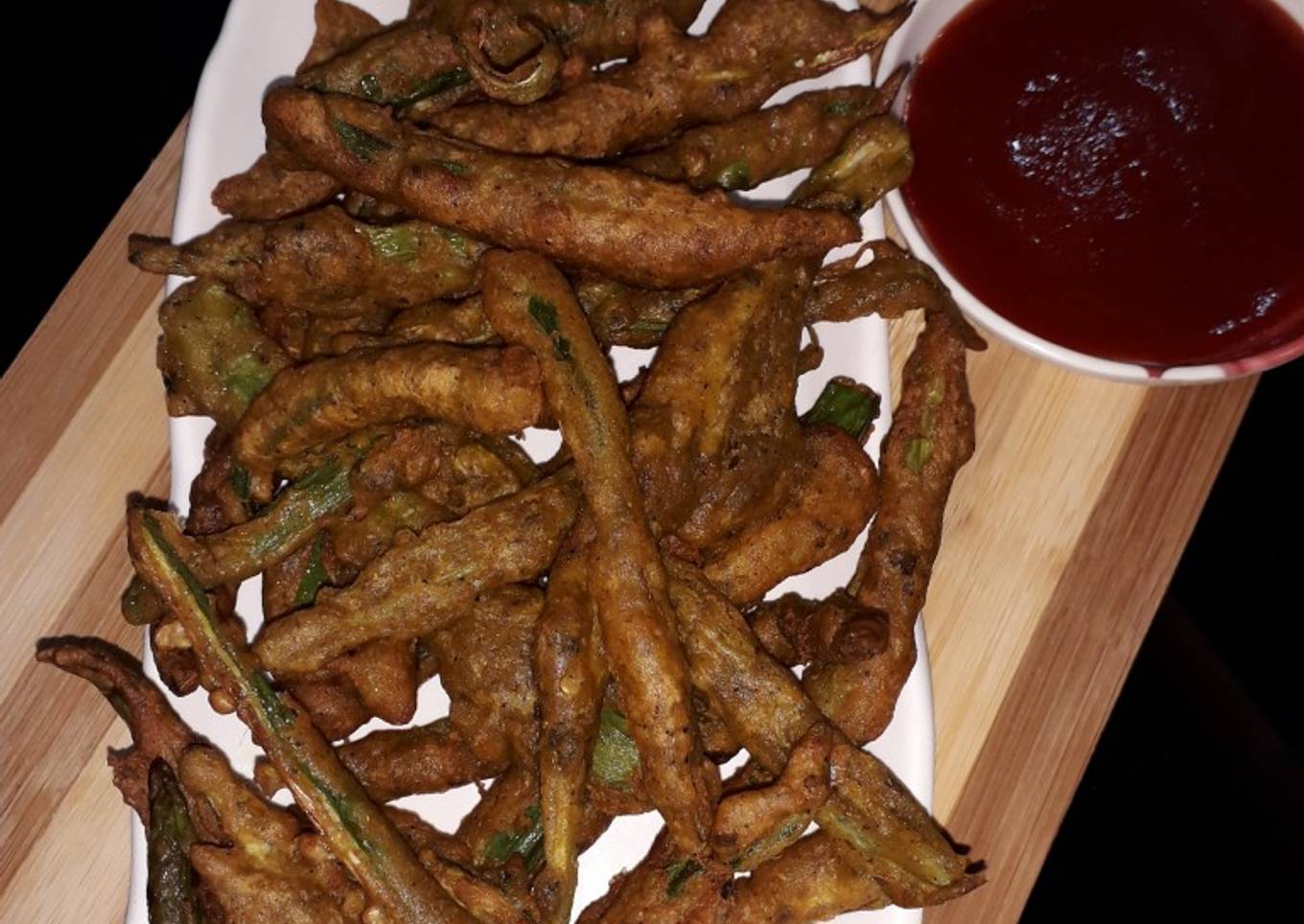 India crispy okra