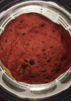 பீட்ரூட் கோதுமை சப்பாத்தி செய்முறை முக்கிய புகைப்படம்