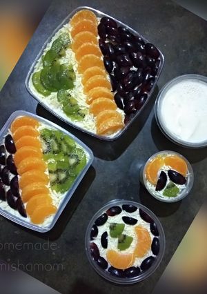 Foto resep Salad Buah Vla Susu Creamy