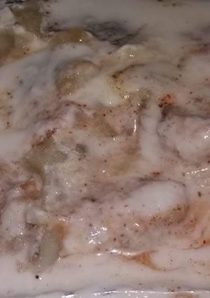 A picture of Dahi wada.