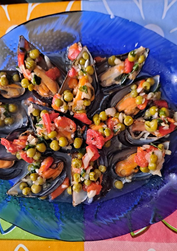 Una foto de Mejillones a la vinagreta