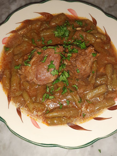 صورة لوصفة 🍲 لوبيا ماشطو باللحم 🍲