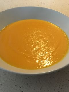 Una foto de Crema de zanahoria