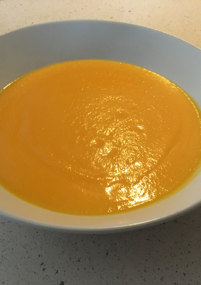Una foto de Crema de zanahoria