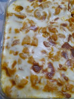 صورة لوصفة معكرونة بالبشاميل😍😋😋