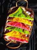 Tostadas Francesas con colores 💚💛💖