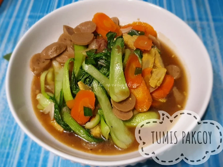 Easy Steps to Make Recipes Tumis Pakcoy Saus Tiram the Can Spoil the Tongue Delicious.