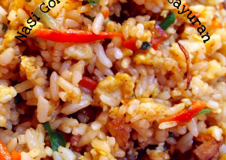 Nasi Goreng Orak Arik Sayuran
