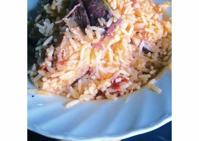 My own concoction jollof rice