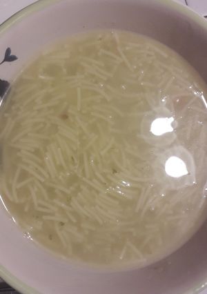 Una foto de Sopita de fideos