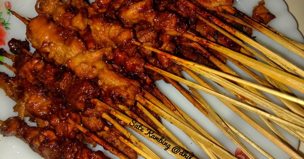 Resep Sate kambing empuk dan enak tanpa bumbu kacang oleh ...