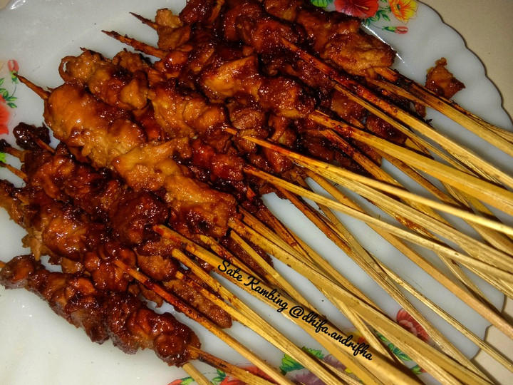 Yuk intip, Bagaimana cara buat Sate kambing empuk dan enak tanpa bumbu kacang dhifa andrifha  nagih banget