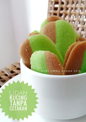 Foto resep Lidah kucing renyah (tanpa cetakan dan mixer)