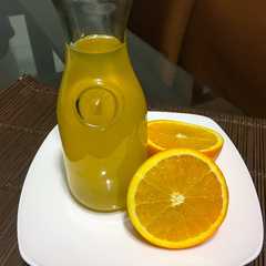 Una foto de Orange simple syrup (Jarabe de Naranja)