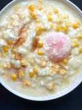 โจ๊กข้าวโพดไข่ขาว🥚
