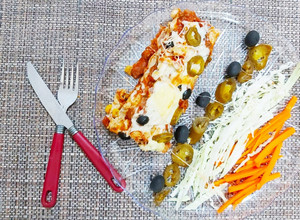 A picture of Veg. Enchiladas.