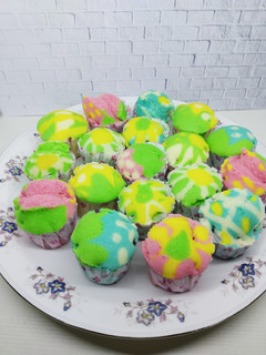 Foto resep Bolu Kukus Warna Warni