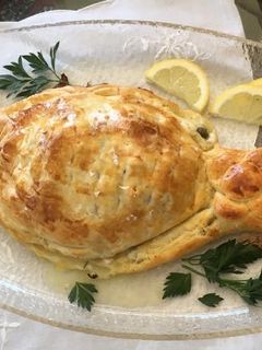 Una foto de Pescado al Hojaldre