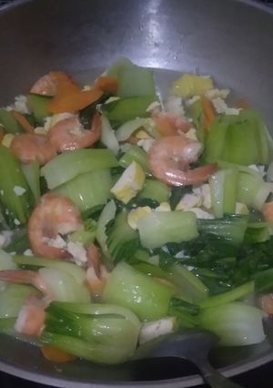 Foto resep Pakcoy udang