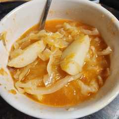 Una foto de Sopa de col